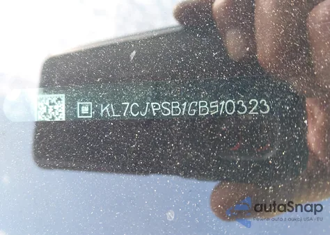 2016 Chevrolet Trax Lt from USA, damaged, VIN KL7CJPSB1GB510323